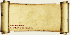 Ana Bjelić vizit kartica